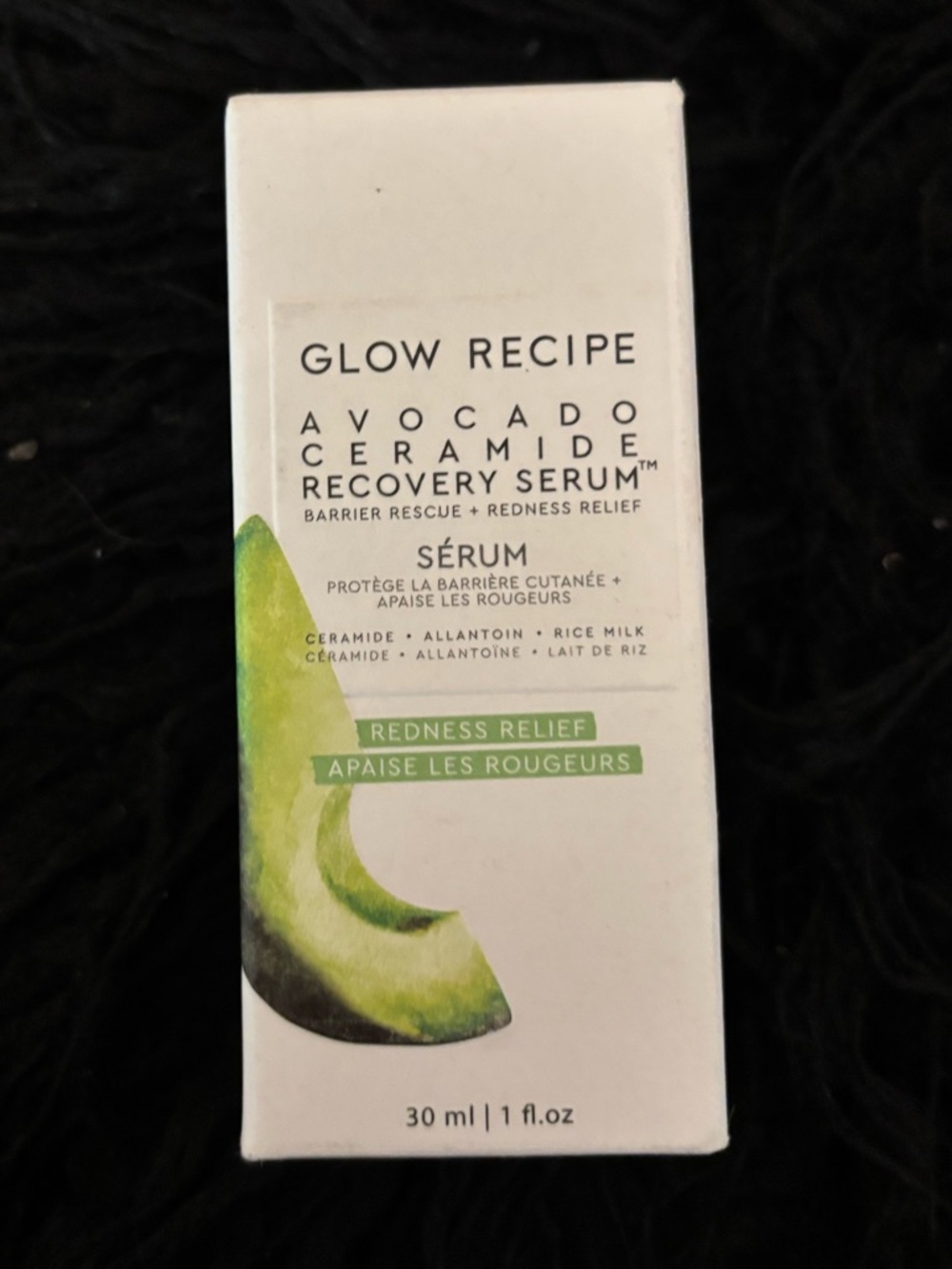 Glow Recipe Avocado Ceramide Recovery Serum - White with Green Accents